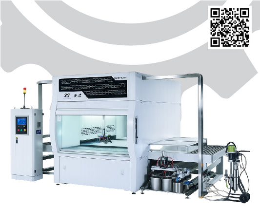 AUTOMATIC PAINTING LINE WITH AUTOMATIC CLEANING SYSTEM MH7413-AR